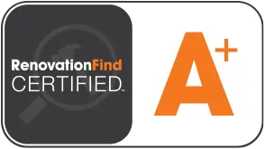 Renovation Certified A+ logo.