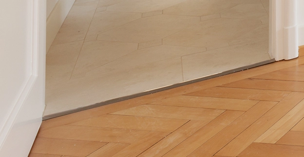Close up of a threshold.