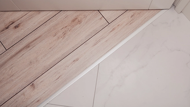 Close-up of a threshold.