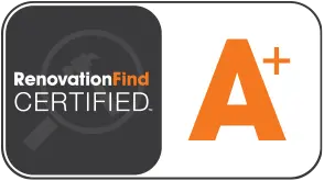 Renovation Find Certified A+ badge.