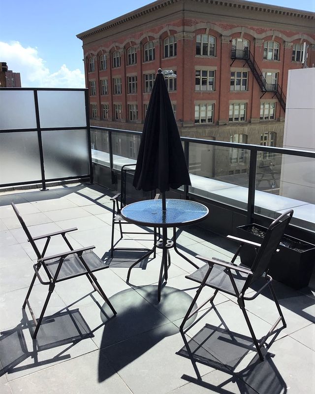 Dine setup at rooftop