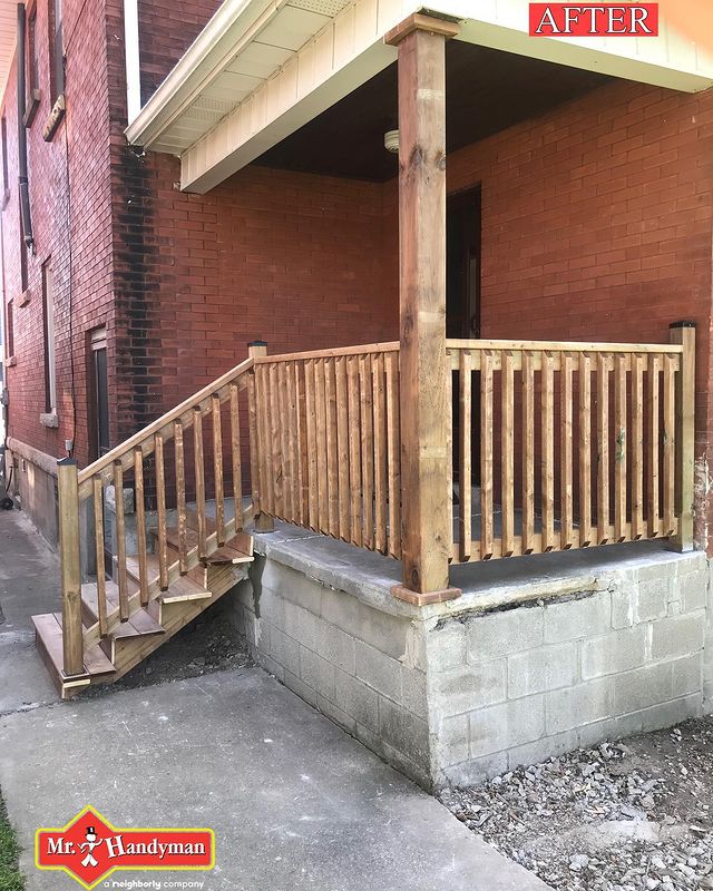 wood stairs